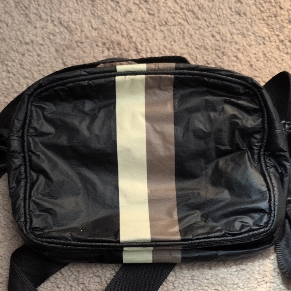 ALOHA Collection Black and Brown Crossbody Bag